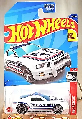 2022 Hot Wheels #188 HW Rescue 4/10 FORD MUSTANG GT CONCEPT White W/Gray PR5 Sp • $7.50