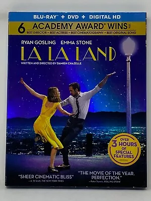 La La Land (2016) Blu-Ray + DVD + Slipcover • $4.99