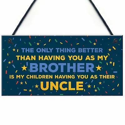 Novelty Brother Uncle Gifts For Christmas Birthday Present From Sister Keepsake • £3.99