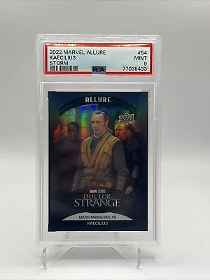 2022 Marvel Allure Storm #54 Kaecilius Mads Mikkelsen /199 Mint PSA 9 • $0.99