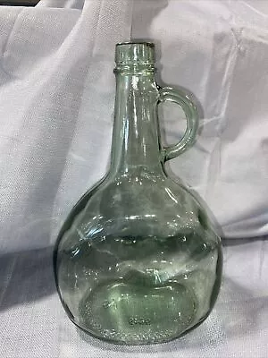 Antique Green Glass Wine Liquor Jug 1.5 Liters • $39