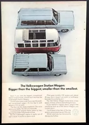 1966 VW Van Station Wagon Microbus AD  Bigger Than The Biggest  • $6.99