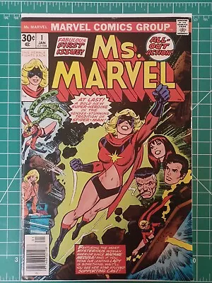 Ms. Marvel #1 (1977 Marvel Comics) *Bronze Age  ~F~ *1st Appearance* • $40