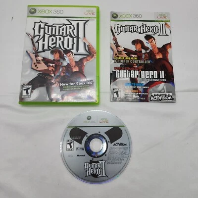 $9.98 • Buy Guitar Hero 2 Xbox 360 Game (2007)  - Complete W/ Manual