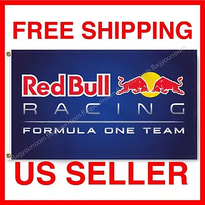 Red Bull 3x5 Ft Flag Banner Car Motorcycle Formula 1 Racing Team F1 Honda Mobil1 • $13.77