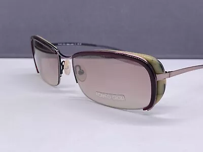 Romeo Gigli Sunglasses Woman Red Rectangular Half Rim Rg 55103 • $72.84