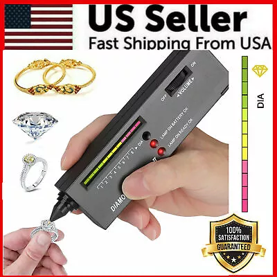 Crystal Diamond Tester Selector Digital Gemstone Testing Kit Electronic Tool • $11.50