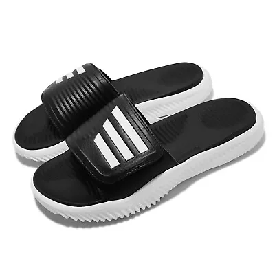 Adidas Alphabounce Slide 2.0 Black White Men Slip On Sandals Slippers GY9415 • $119.90