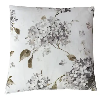 Laura Ashley Belvoir Fabric Dove Grey Floral Cushion Cover/sham Pillow Case 16   • £13.76