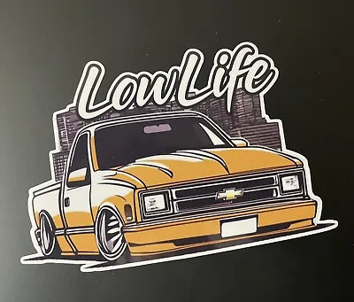 Lowlife Minitruck Decal Sticker  Air Ride Bagged Low Life Rider Slammed Truck • $5.75