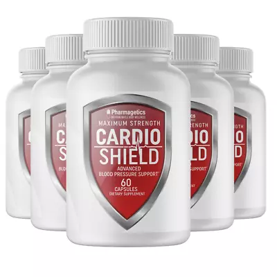 Cardio Shield Advanced Blood Pressure Support - 5 Bottles 300 Capsules • $135