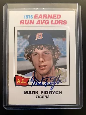 2001 Topps Archives Mark Fidrych Auto Autograph #154 Tigers Card • $69.99