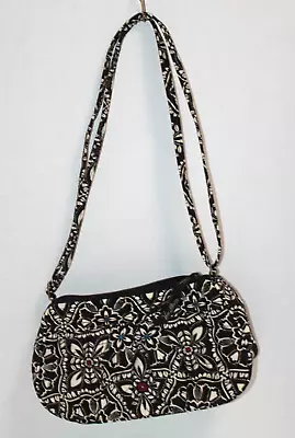 Vera Bradley Black & White Barcelona Crossbody • $9.99