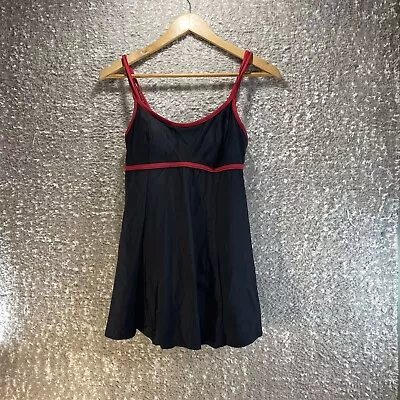 Mainstream Ladies One-Piece Swimdress Size 12 Nylon Blend • $14.99