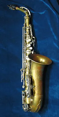 E Flat Alto  Saxophone Marked Linton - May Be Made By Orsi • $375