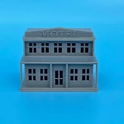 $12.93 • Buy Western MOTEL Small Town Building HOLLOW ~ Z Scale 1:220 Trackside - BUILT UP! 