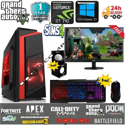 £309 • Buy Gaming PC Computer Bundle Intel Core I7  16GB 1TB Win10 2GB GT710 FAST
