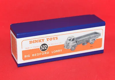 £8.50 • Buy DINKY TOYS *High Quality* Reproduction Box - 522 Big Bedford Lorry