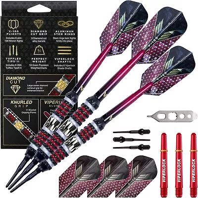 Viper Wizard Red And Black Soft Tip Darts 20 Grams • $37.62