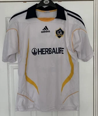 £5 • Buy David Beckham LA Galaxy Shirt Replica Number 23 Medium