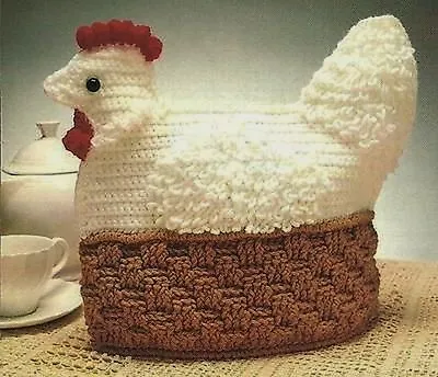 £2.45 • Buy Crochet Pattern -Novelty Hen Tea Cosy/Cozy - Perfect Gift FREE P & P
