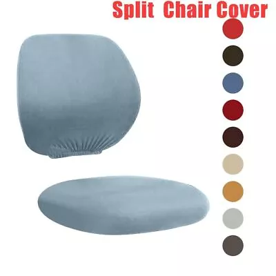 2pcs Split Computer Office Chair Cover Stretch Desk Task Rotat Seat Cover • $14.99