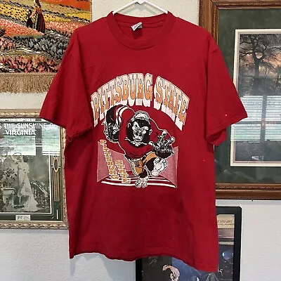Vintage 90’s Pittsburgh State Gorillas RARE Football Shirt Size XL • $35