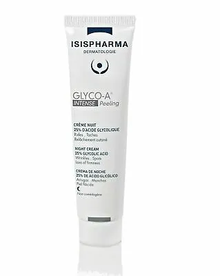 ISISPHARMA GLYCO-A INTENSE Peeling Face Cream With 25% Glycolic Acid 30ml • $28.97