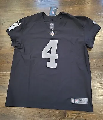 Nike Elite Derek Carr Oakland Raiders Authentic On Field Jersey Men's Size 52 • $89.99