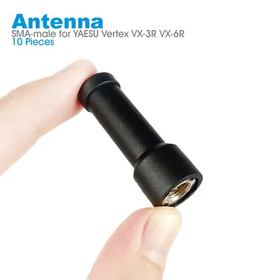 10 Pieces Mini Thumb Antenna For YAESU Vertex VX-3R VX-6R FT-60R VX-300 FT-250R • $23.63