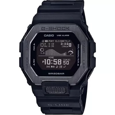 CASIO G-Shock G-Lide GBX-100NS-1JF Moon Tide Data Black Men's Watch New Japan • £148.05