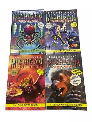 Michigan Chillers Lot Of 4 Signed Chapter Books By Jonathan Rand • $19.99