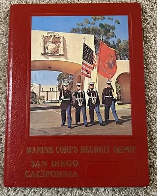 Marine Corps Recruit Depot  San Diego 2nd Bat. PLATOON 2081/82/83 Yearbook 1990 • $26