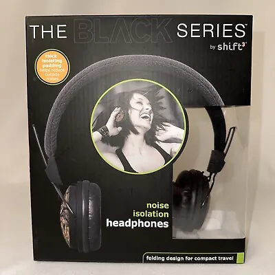 Black Series Shift3 Noise Isolation Folding Headphones Camo Design Compact  • $5