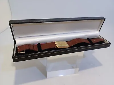 £69.99 • Buy Vintage Marvin Men's Wrist Watch Gold Colour Quartz Swiss Made - Boxed