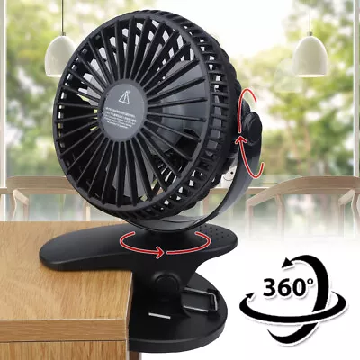 Portable Dual Mini USB Cooling Fan Portable PC Desktop Table Silent Air Cooler • £10.89