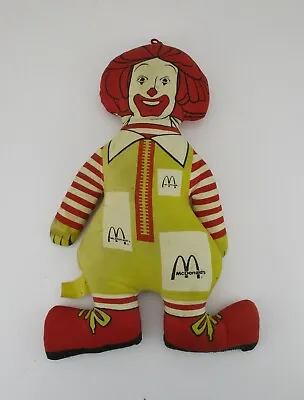 Vintage 1970's Ronald McDonald Stuffed Cloth 13  Doll-FAST SHIPPING!! • $19.99