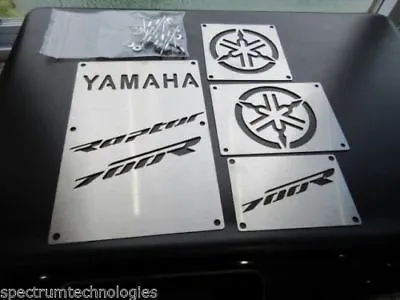 Custom 13-23 Yamaha Raptor 700 R 700r Fender Warning Tags Plates Badges New! • $39.99