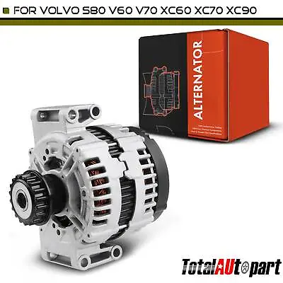 Alternator W/ Decoupler Pulley For Volvo S60 S80 V60 V70 XC60 XC70 180A 12V CCW • $170.99