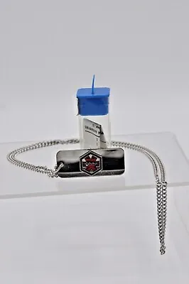 NEW Apothecary Medical Alert ID Necklaces Stainless Steel Choose From A Variety • $9.50