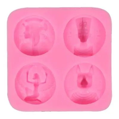 DIY Toy Casting Mold Silicone Mold Resin Mold Egyptian Pharaoh Shape Making Tool • £5.18