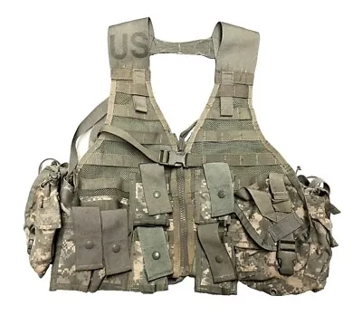 USGI Military MOLLE II Tactical Vest Kit W/ 8 Pouches Passive / Force Recon Set • $24.90