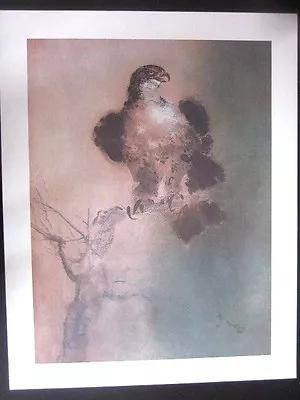 KAIKO MOTI  FALCON 28 X32  LITHOGRAPH NEW TOUCHSTONE PUBLISHERS • $19.95