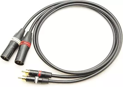 Canare L-2T2S Studio Balanced Cable Pair | Neutrik TRS – XLR Male. • $59.90