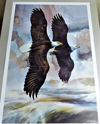 Mario Fernandez ' Wings Of Freedom ' Eagles Artist Proof  Hand Signed Art  • $209