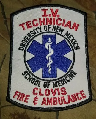Clovis Fire & Ambulance University Of New Mexico School Of Medicine Patch  • $10