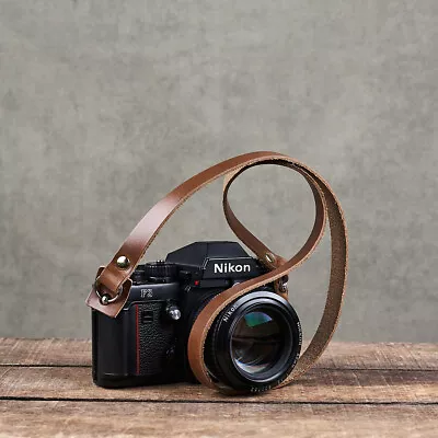 Hawkesmill Horween Leather Camera Neck Strap - Kensington Unbranded • £39.95