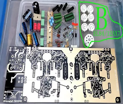 $60.61 • Buy EL84 + 12AX7 / HiFi Vacuum Tube Amplifier Kit DIY 10W Stereo Audio Amplifier