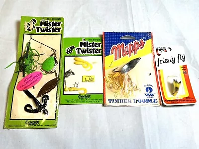 Vintage Bass Fishing LOT Original Mister Twister Mepps Luhr Jensen NOS • $0.99