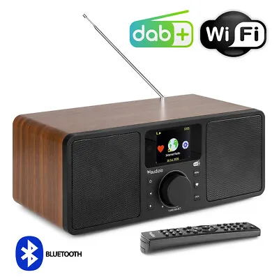 Audizio 102.230 Rome Internet Radio Stereo DAB WiFi Bluetooth Wood • £110